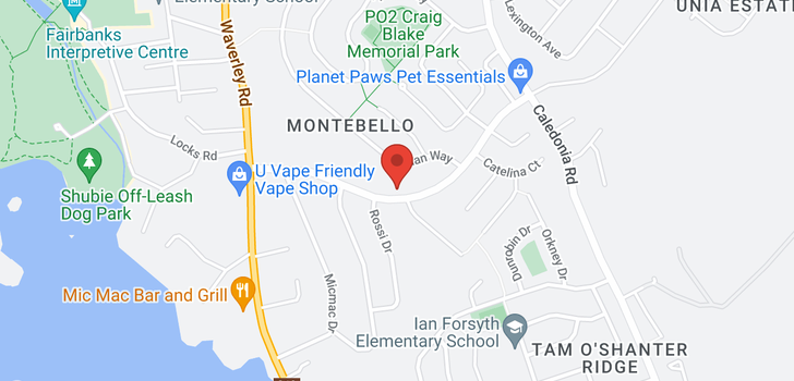 map of 37 Montebello Drive